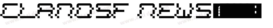 Clanosf News字体转换